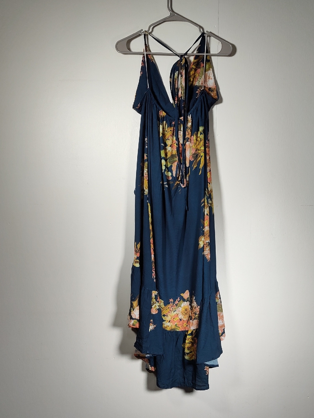 NWT Hello Molly Seattle Love halter wrap maxi floral dress 4 - Picture 7 of 14